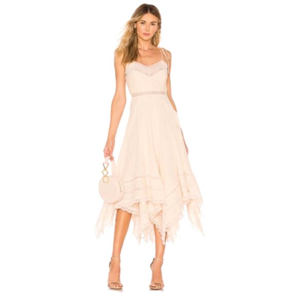 Zimmermann Cream Midi Dress - Picture 2 of 11